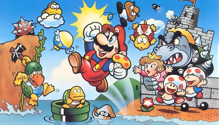 Artworks antiguos de Super Mario Bros.