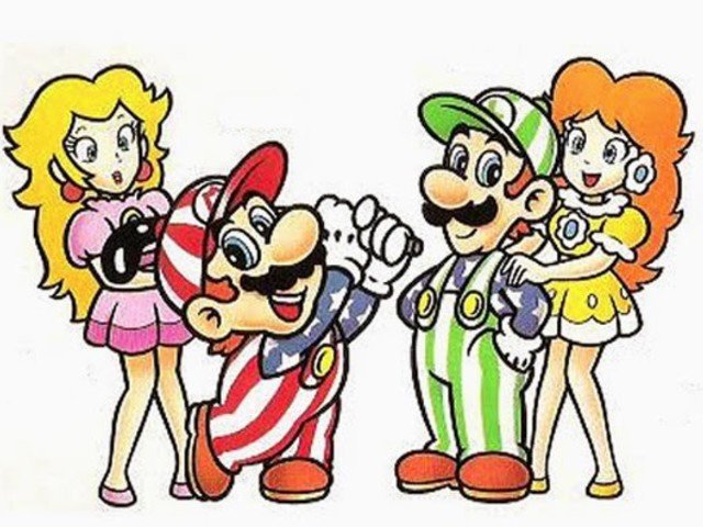 Artworks antiguos de Super Mario Bros. 10