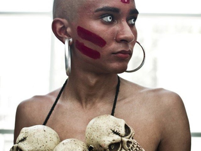 Cosplay de Dhalsim, el indio de Street Fighter 2