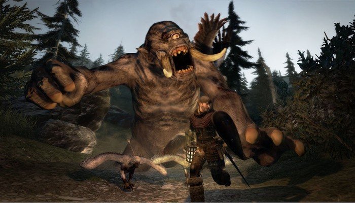 El grande y feo Cíclope de Dragon's Dogma se presenta