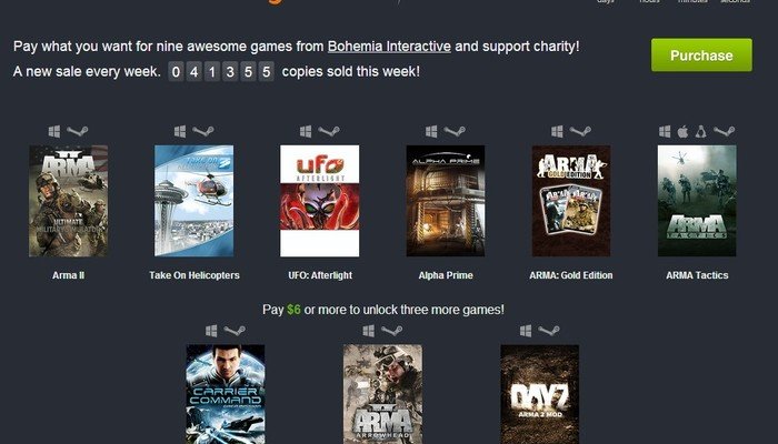 Grandes juegos en el nuevo Humble Weekly Sale de Bohemia Interactive