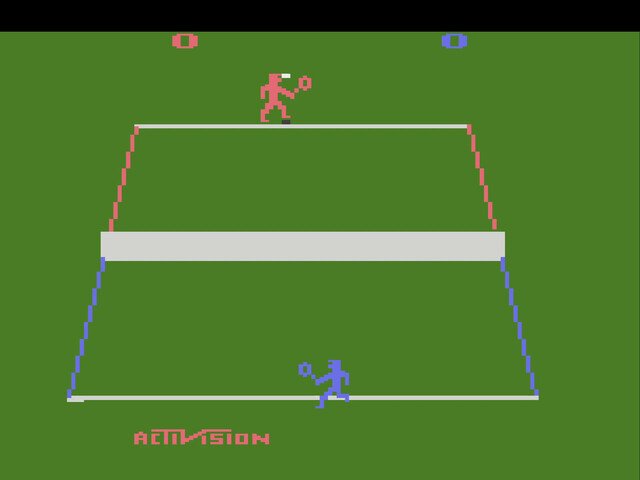 Retro Review de Tennis (Atari 2600) 1