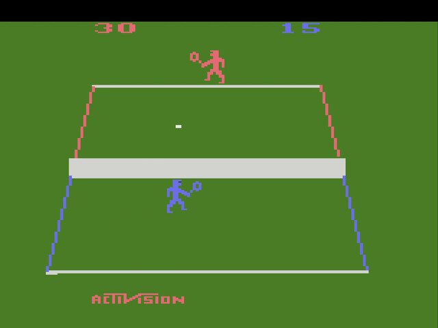 Retro Review de Tennis (Atari 2600) 2