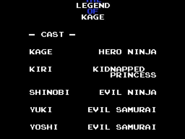 Retro Review The Legend of Kage 5