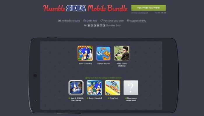 Sega se viste de retro para el nuevo Humble Mobile Bundle