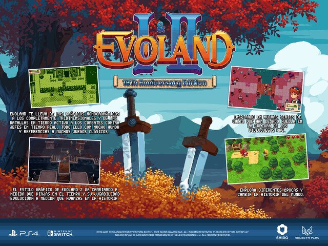 Sorteamos una Edición Coleccionista 10º Aniversario de Evoland I & II 3